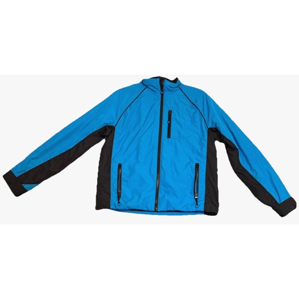 Lauren Active L-RL Ralph Lauren  Women's‎ S Jacket Full Zip Teal Blue Pockets